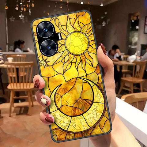 Realme C55 Cover - Celestial Starry Universe Series - HQ Premium Shine Durable Shatterproof Case
