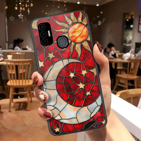 Tecno Spark 7 Cover - Celestial Starry Universe Series - HQ Premium Shine Durable Shatterproof Case