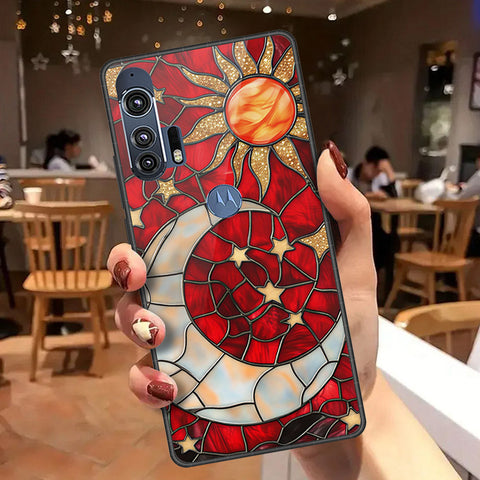 Motorola Edge Plus 2020 Cover - Celestial Starry Universe Series - HQ Premium Shine Durable Shatterproof Case