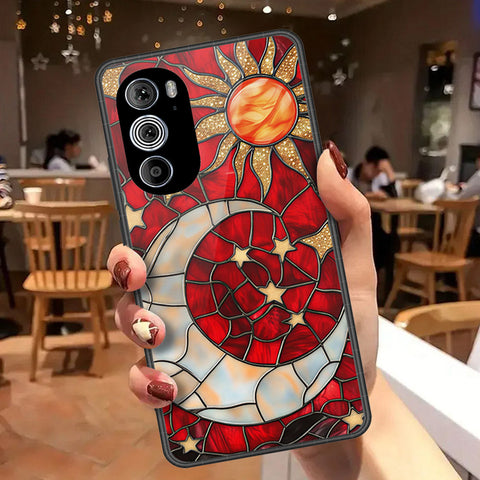 Motorola Edge 30 Pro Cover - Celestial Starry Universe Series - HQ Premium Shine Durable Shatterproof Case