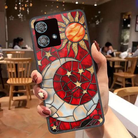 Motorola Edge 40 Neo Cover - Celestial Starry Universe Series - HQ Premium Shine Durable Shatterproof Case