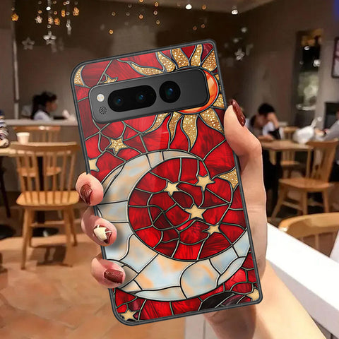 Google Pixel Fold Cover - Celestial Starry Universe Series - HQ Premium Shine Durable Shatterproof Case
