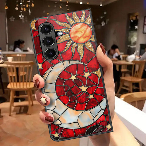 Samsung Galaxy Z Fold 8 Cover - Celestial Starry Universe Series - HQ Premium Shine Durable Shatterproof Case