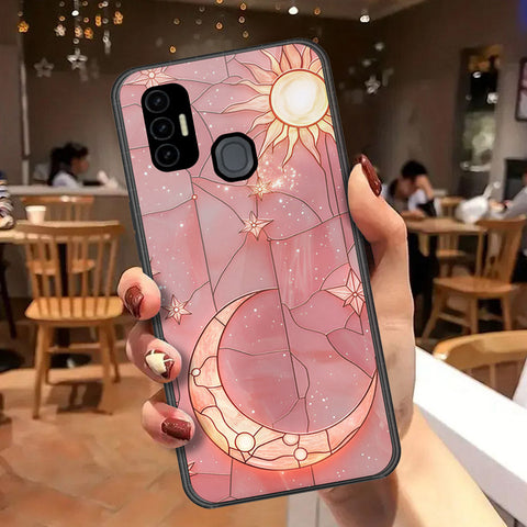 Tecno Spark 7 Cover - Celestial Starry Universe Series - HQ Premium Shine Durable Shatterproof Case