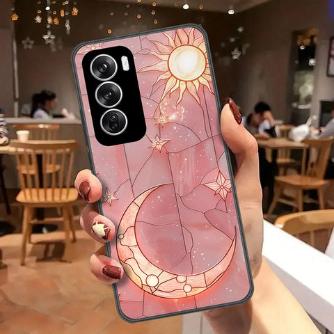Oppo Reno 12 Cover - Celestial Starry Universe Series - HQ Premium Shine Durable Shatterproof Case