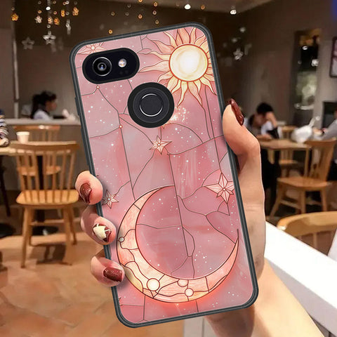 Google Pixel 3 XL Cover - Celestial Starry Universe Series - HQ Premium Shine Durable Shatterproof Case