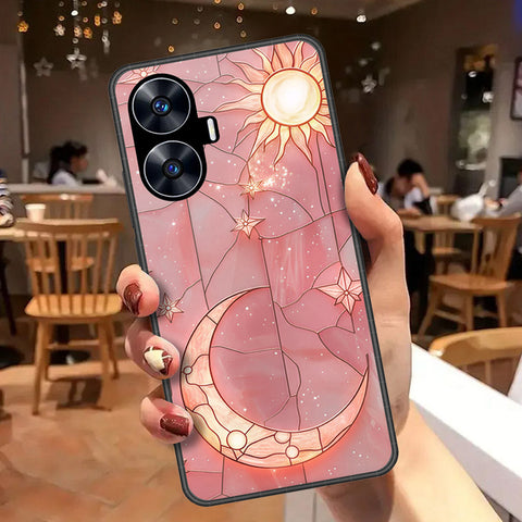 Realme C55 Cover - Celestial Starry Universe Series - HQ Premium Shine Durable Shatterproof Case