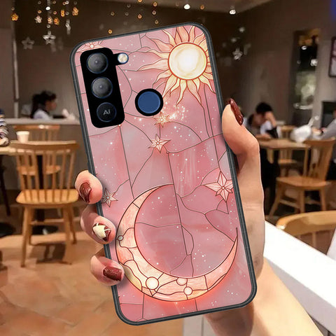 Tecno Pop 5 LTE Cover - Celestial Starry Universe Series - HQ Premium Shine Durable Shatterproof Case