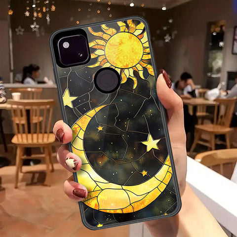 Google Pixel 4a 4G Cover - Celestial Starry Universe Series - HQ Premium Shine Durable Shatterproof Case