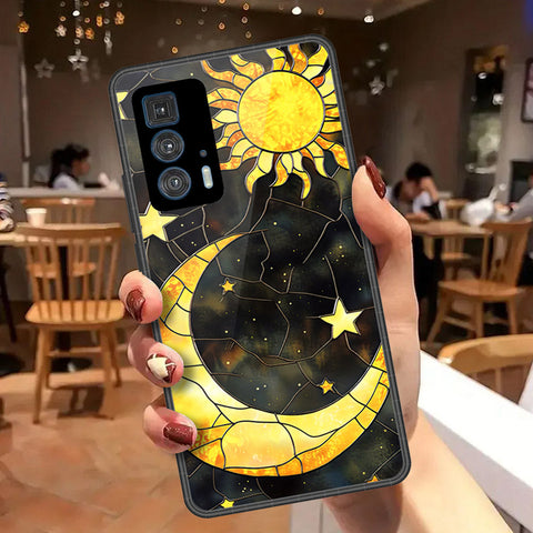 Motorola Edge 20 Pro Cover - Celestial Starry Universe Series - HQ Premium Shine Durable Shatterproof Case