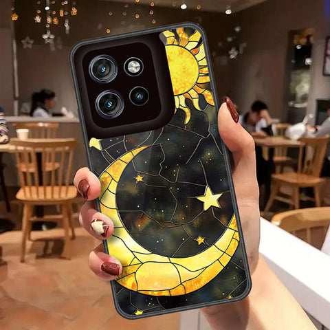 Motorola Edge 50 Neo Cover - Celestial Starry Universe Series - HQ Premium Shine Durable Shatterproof Case