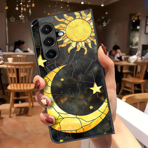 Samsung Galaxy Z Fold 8 Cover - Celestial Starry Universe Series - HQ Premium Shine Durable Shatterproof Case