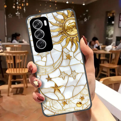 Oppo Reno 12 Cover - Celestial Starry Universe Series - HQ Premium Shine Durable Shatterproof Case
