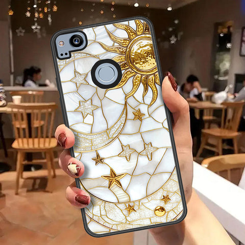Google Pixel 2 Cover - Celestial Starry Universe Series - HQ Premium Shine Durable Shatterproof Case