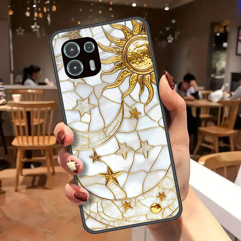 Motorola Edge 20 Lite Cover - Celestial Starry Universe Series - HQ Premium Shine Durable Shatterproof Case