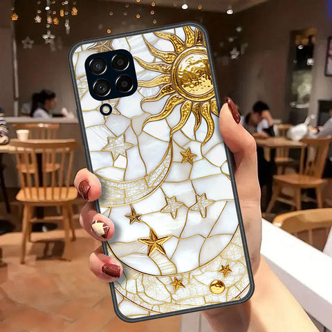 Samsung Galaxy F12 Cover - Celestial Starry Universe Series - HQ Premium Shine Durable Shatterproof Case