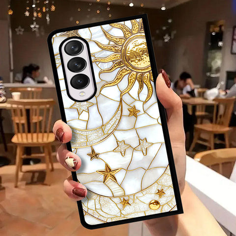 Samsung Galaxy Z Fold 4 5G Cover - Celestial Starry Universe Series - HQ Premium Shine Durable Shatterproof Case