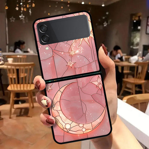 Samsung Galaxy Z Flip 3 5G Cover - Celestial Starry Universe Series - HQ Premium Shine Durable Shatterproof Case