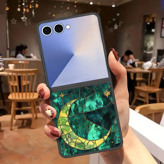 Samsung Galaxy Z Flip 7 5G Cover - Celestial Starry Universe Series - HQ Premium Shine Durable Shatterproof Case