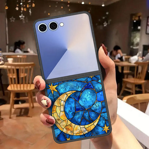 Samsung Galaxy Z Flip 7 5G Cover - Celestial Starry Universe Series - HQ Premium Shine Durable Shatterproof Case