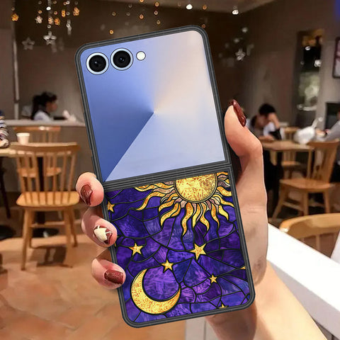 Samsung Galaxy Z Flip 7 5G Cover - Celestial Starry Universe Series - HQ Premium Shine Durable Shatterproof Case