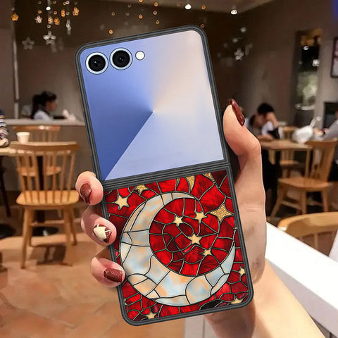 Samsung Galaxy Z Flip 7 5G Cover - Celestial Starry Universe Series - HQ Premium Shine Durable Shatterproof Case