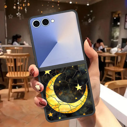 Samsung Galaxy Z Flip 7 5G Cover - Celestial Starry Universe Series - HQ Premium Shine Durable Shatterproof Case