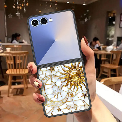 Samsung Galaxy Z Flip 7 5G Cover - Celestial Starry Universe Series - HQ Premium Shine Durable Shatterproof Case