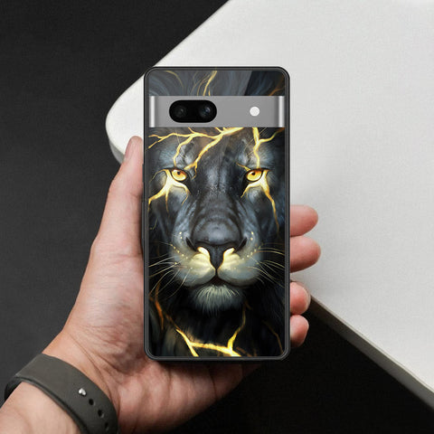 Google Pixel 7a Cover - Brave Series - HQ Ultra Shine Premium Infinity Glass Soft Silicon Borders Case