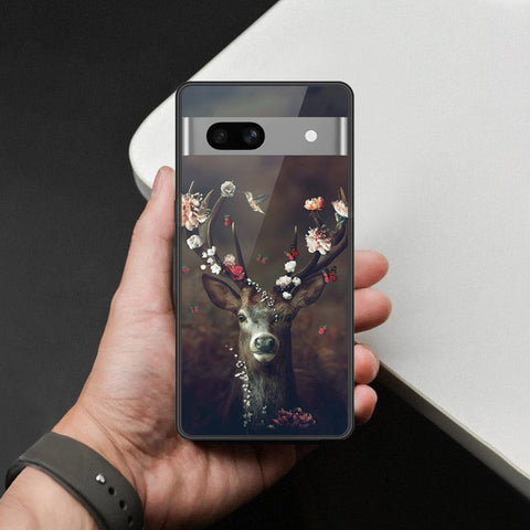 Google Pixel 7a Cover - Brave Series - HQ Ultra Shine Premium Infinity Glass Soft Silicon Borders Case