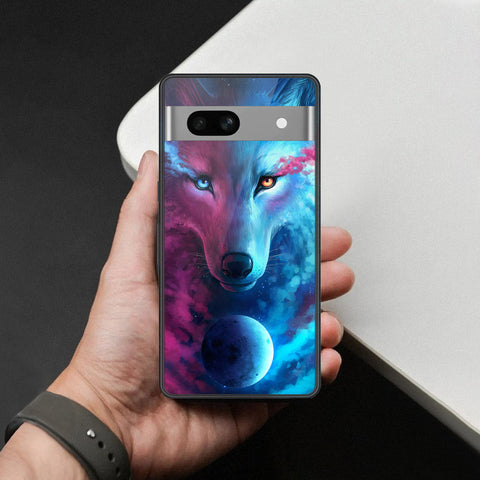 Google Pixel 7a Cover - Brave Series - HQ Ultra Shine Premium Infinity Glass Soft Silicon Borders Case