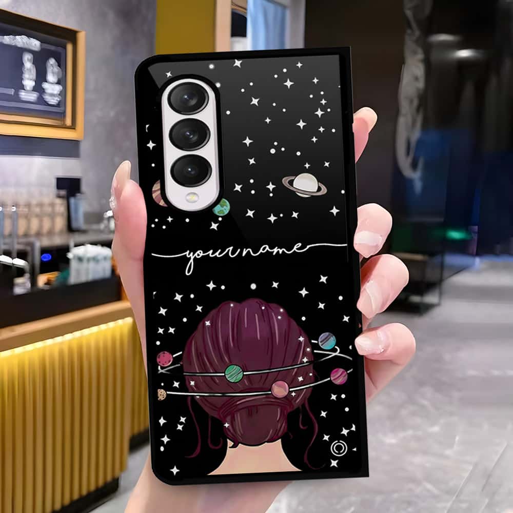 Samsung Galaxy Z Fold 4 5G Cover - Onation Your Name Series - HQ Premium Shine Durable Shatterproof Case
