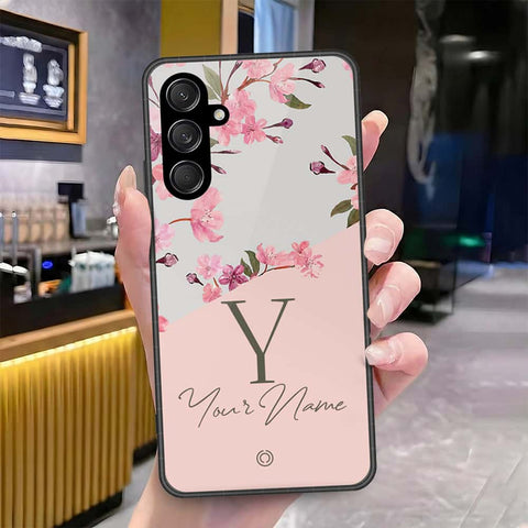 Samsung Galaxy A37 Cover - Onation Your Name Series - HQ Ultra Shine Premium Infinity Glass Soft Silicon Borders Case