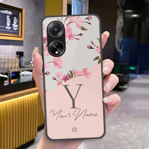 Oppo A1 Cover - Onation Your Name Series - HQ Premium Shine Durable Shatterproof Case