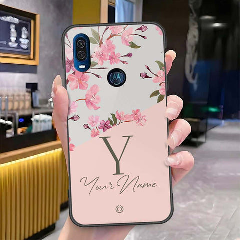 Motorola P40 Cover - Onation Your Name Series - HQ Premium Shine Durable Shatterproof Case