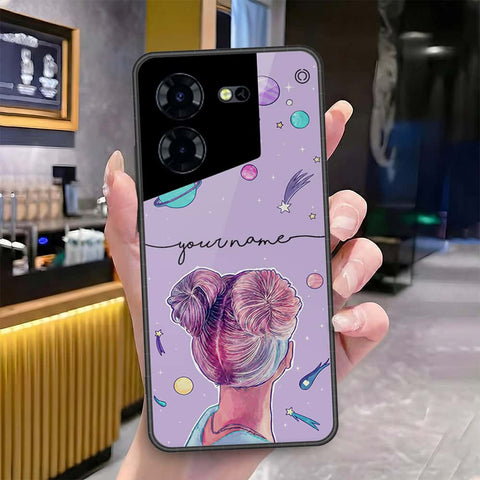 Tecno Pova 5 Cover - Onation Your Name Series - HQ Premium Shine Durable Shatterproof Case