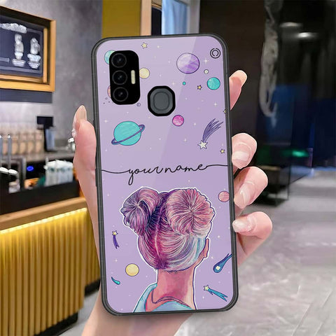 Tecno Spark 7T Cover - Onation Your Name Series - HQ Premium Shine Durable Shatterproof Case