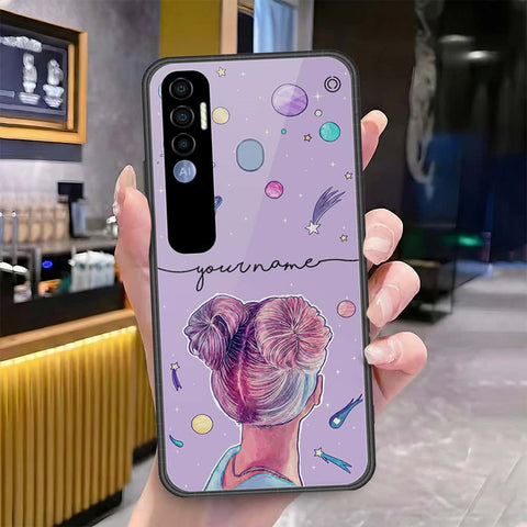 Tecno Spark 7 Pro Cover - Onation Your Name Series - HQ Premium Shine Durable Shatterproof Case