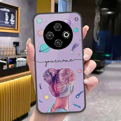 Tecno Spark 30C 4G Cover - Onation Your Name Series - HQ Premium Shine Durable Shatterproof Case