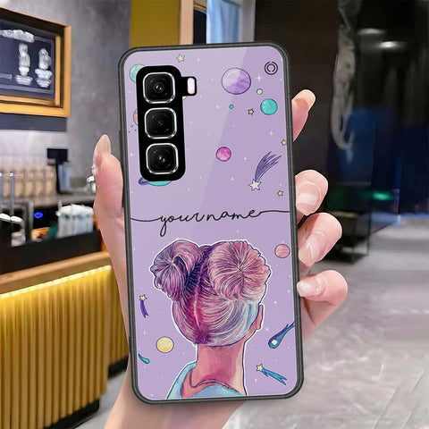 Infinix Hot 50 4G Cover - Onation Your Name Series - HQ Premium Shine Durable Shatterproof Case