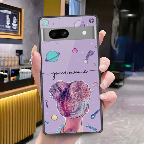 Google Pixel 7a Cover - Onation Your Name Series - HQ Ultra Shine Premium Infinity Glass Soft Silicon Borders Case