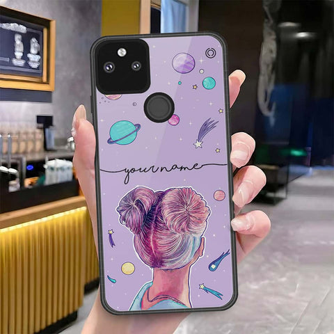 Google Pixel 5a 5G Cover - Onation Your Name Series - HQ Premium Shine Durable Shatterproof Case