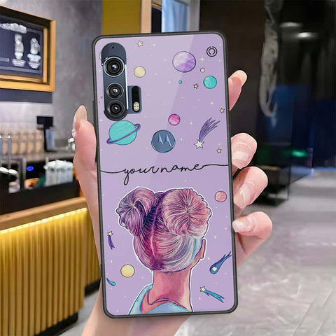 Motorola Edge Plus 2020 Cover - Onation Your Name Series - HQ Premium Shine Durable Shatterproof Case