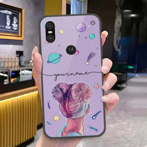 Motorola One Cover - Onation Your Name Series - HQ Premium Shine Durable Shatterproof Case