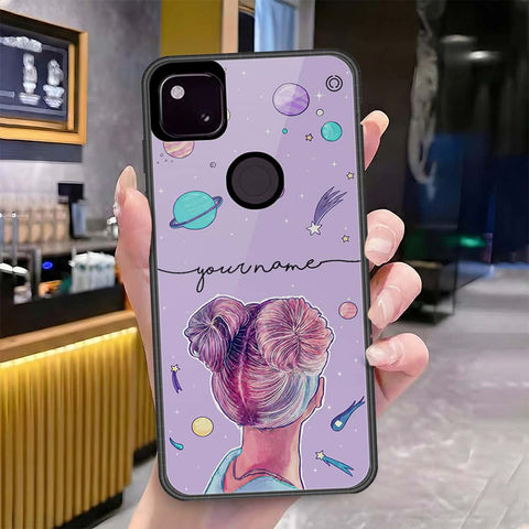 Google Pixel 4a 4G Cover - Onation Your Name Series - HQ Premium Shine Durable Shatterproof Case