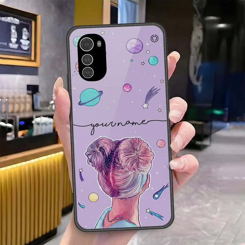 Motorola Moto E32 Cover - Onation Your Name Series - HQ Premium Shine Durable Shatterproof Case