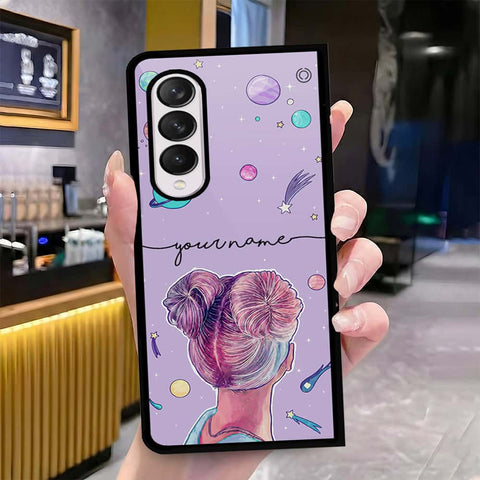 Samsung Galaxy Z Fold 4 5G Cover - Onation Your Name Series - HQ Premium Shine Durable Shatterproof Case