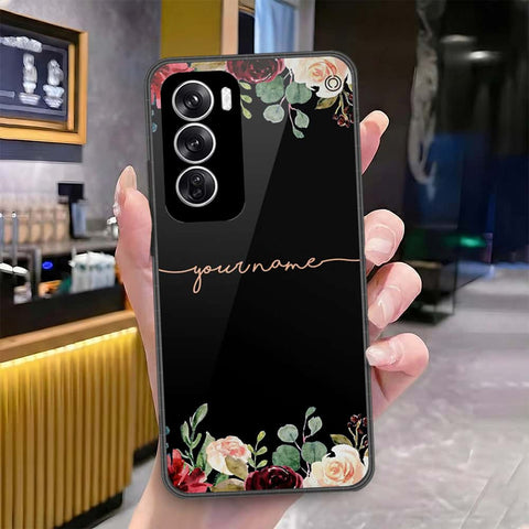 Oppo Reno 12 Cover - Onation Your Name Series - HQ Premium Shine Durable Shatterproof Case