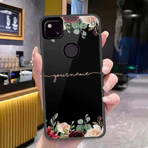 Google Pixel 4a 4G Cover - Onation Your Name Series - HQ Premium Shine Durable Shatterproof Case