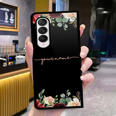 Samsung Galaxy Z Fold 4 5G Cover - Onation Your Name Series - HQ Premium Shine Durable Shatterproof Case